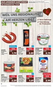 Kaufland Prospekt - Regionale Angebote ab 19.09.