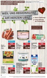 Kaufland Prospekt - Regionale Angebote ab 19.09.