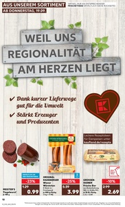 Kaufland Prospekt - Regionale Angebote ab 19.09.