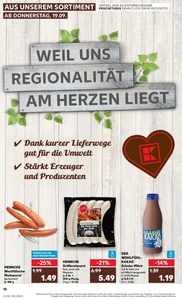 Kaufland Prospekt - Regionale Angebote ab 19.09.