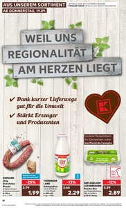 Kaufland Prospekt - Regionale Angebote ab 19.09.