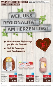 Kaufland Prospekt - Regionale Angebote ab 19.09.