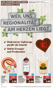 Kaufland Prospekt - Regionale Angebote ab 19.09.