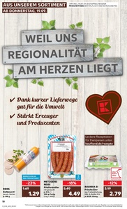 Kaufland Prospekt - Regionale Angebote ab 19.09.