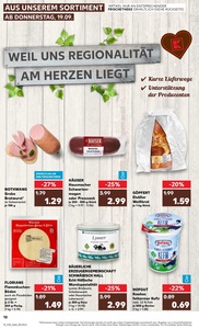 Kaufland Prospekt - Regionale Angebote ab 19.09.