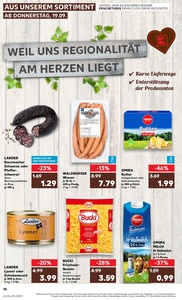 Kaufland Prospekt - Regionale Angebote ab 19.09.