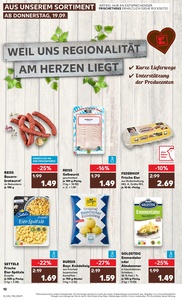 Kaufland Prospekt - Regionale Angebote ab 19.09.