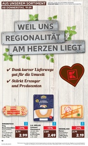 Kaufland Prospekt - Regionale Angebote ab 19.09.