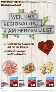 Kaufland Prospekt - Regionale Angebote ab 19.09.