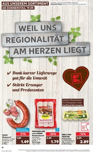 Kaufland Prospekt - Regionale Angebote ab 19.09.