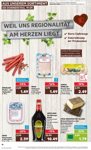 Kaufland Prospekt - Regionale Angebote ab 19.09.