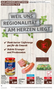 Kaufland Prospekt - Regionale Angebote ab 19.09.