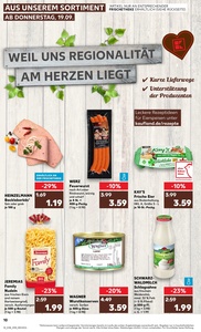 Kaufland Prospekt - Regionale Angebote ab 19.09.