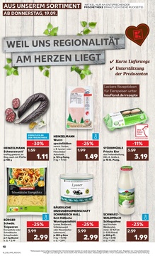 Kaufland Prospekt - Regionale Angebote ab 19.09.