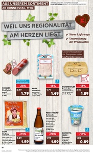 Kaufland Prospekt - Regionale Angebote ab 19.09.