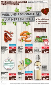 Kaufland Prospekt - Regionale Angebote ab 19.09.