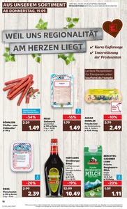 Kaufland Prospekt - Regionale Angebote ab 19.09.