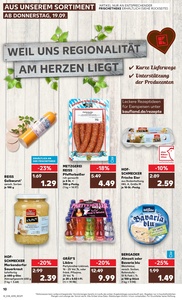 Kaufland Prospekt - Regionale Angebote ab 19.09.