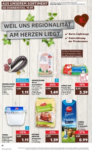 Kaufland Prospekt - Regionale Angebote ab 19.09.