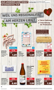 Kaufland Prospekt - Regionale Angebote ab 19.09.