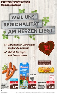 Kaufland Prospekt - Regionale Angebote ab 19.09.