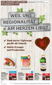 Kaufland Prospekt - Regionale Angebote ab 19.09.