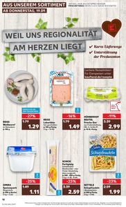 Kaufland Prospekt - Regionale Angebote ab 19.09.