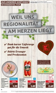 Kaufland Prospekt - Regionale Angebote ab 19.09.