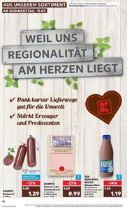 Kaufland Prospekt - Regionale Angebote ab 19.09.