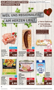 Kaufland Prospekt - Regionale Angebote ab 19.09.