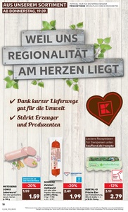 Kaufland Prospekt - Regionale Angebote ab 19.09.