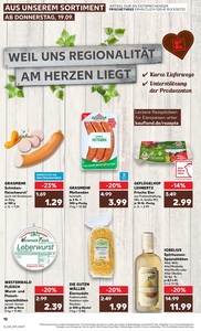 Kaufland Prospekt - Regionale Angebote ab 19.09.