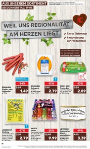 Kaufland Prospekt - Regionale Angebote ab 19.09.