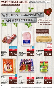 Kaufland Prospekt - Regionale Angebote ab 19.09.