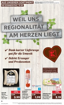 Kaufland Prospekt - Regionale Angebote ab 19.09.