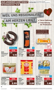 Kaufland Prospekt - Regionale Angebote ab 19.09.