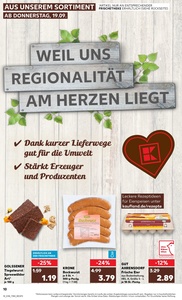 Kaufland Prospekt - Regionale Angebote ab 19.09.