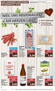 Kaufland Prospekt - Regionale Angebote ab 19.09.