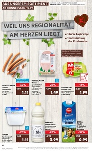 Kaufland Prospekt - Regionale Angebote ab 19.09.