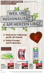 Kaufland Prospekt - Regionale Angebote ab 19.09.