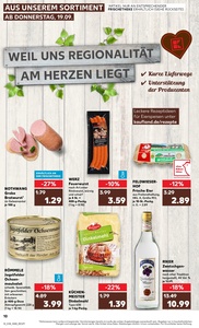 Kaufland Prospekt - Regionale Angebote ab 19.09.