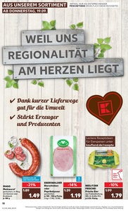 Kaufland Prospekt - Regionale Angebote ab 19.09.