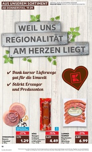 Kaufland Prospekt - Regionale Angebote ab 19.09.