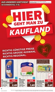 Kaufland Prospekt - Regionale Angebote ab 17.10.