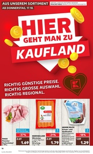 Kaufland Prospekt - Regionale Angebote ab 17.10.