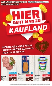 Kaufland Prospekt - Regionale Angebote ab 17.10.