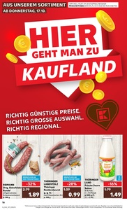 Kaufland Prospekt - Regionale Angebote ab 17.10.