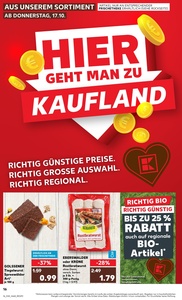 Kaufland Prospekt - Regionale Angebote ab 17.10.