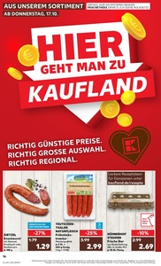 Kaufland Prospekt - Regionale Angebote ab 17.10.