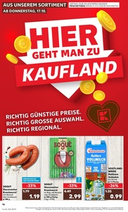 Kaufland Prospekt - Regionale Angebote ab 17.10.